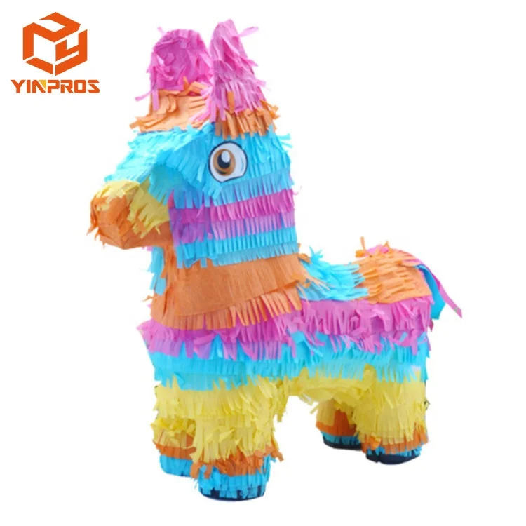 customized big size wholesale paper pinatas festival birthday party favor unicorn animal pinatas for kids