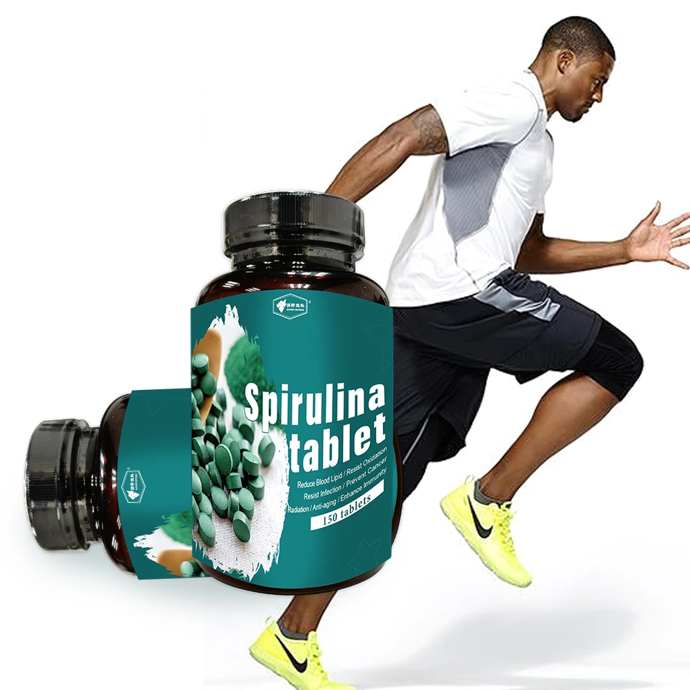 GMP Factory Supply Organic Spirulina Tablet