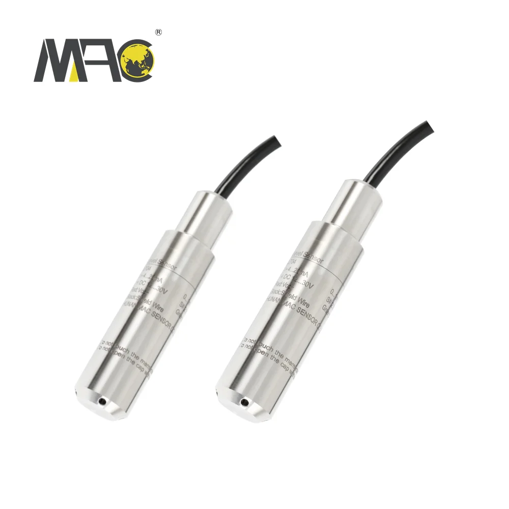 Macsensor 4-20mA rs485 submersible fuel level pressure sensor
