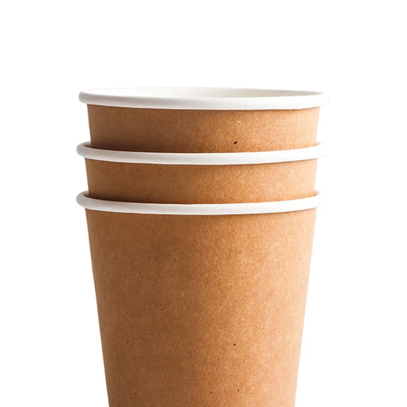 16oz eco friendly  disposable 6 colors central drum double wall paper cup