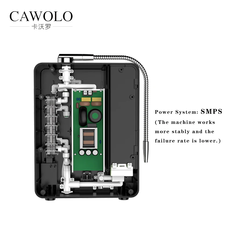 Cawolo AL-808D 5/7/11 plates alkaline water ionizer kangen water ionizer machine in stock drop shipping