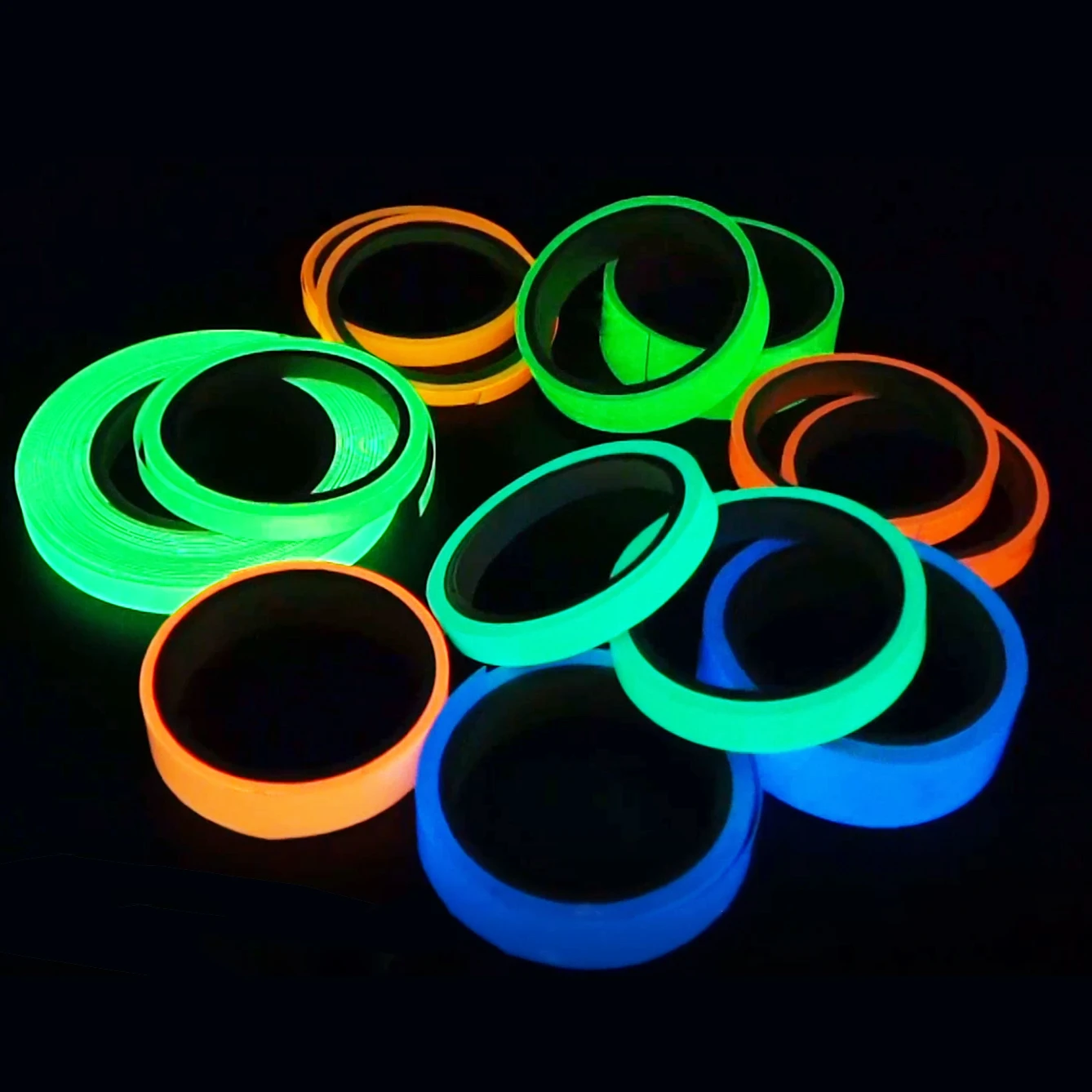 Glow in the dark tape lumines photoluminescent luminous luminescent outdoor safety self-adhesive night glow adhesive tape