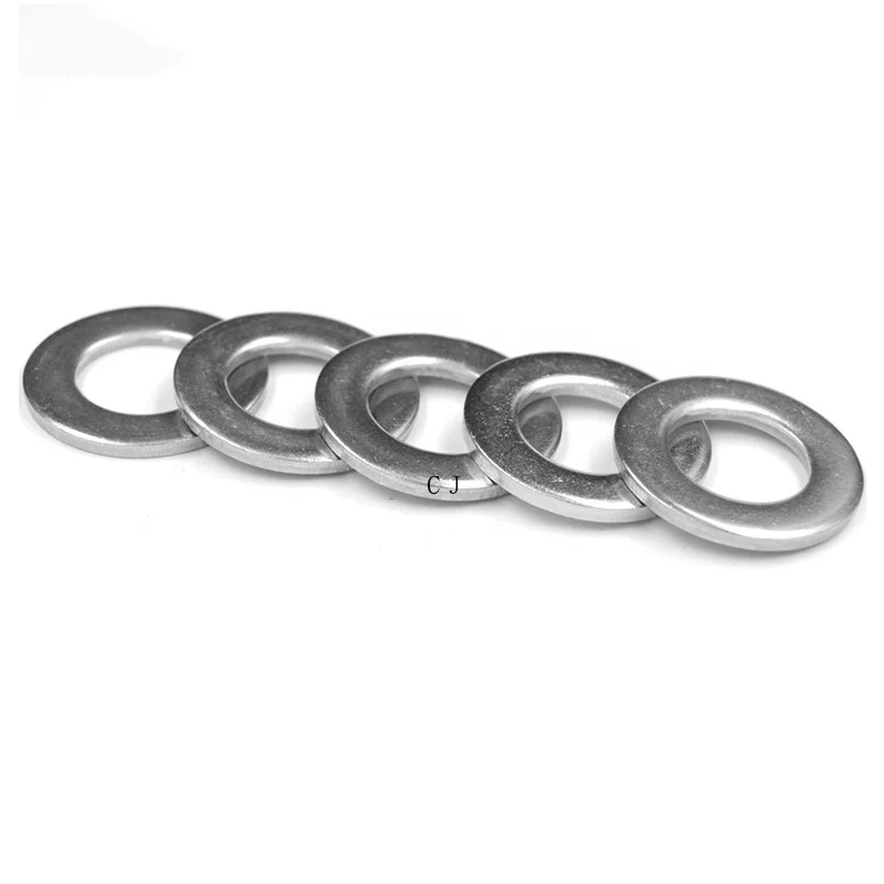 Din Standard M12 M14 Geomet 500B Custom Metal FKM SBR NR round plain thin Flat Washers Metric Plain