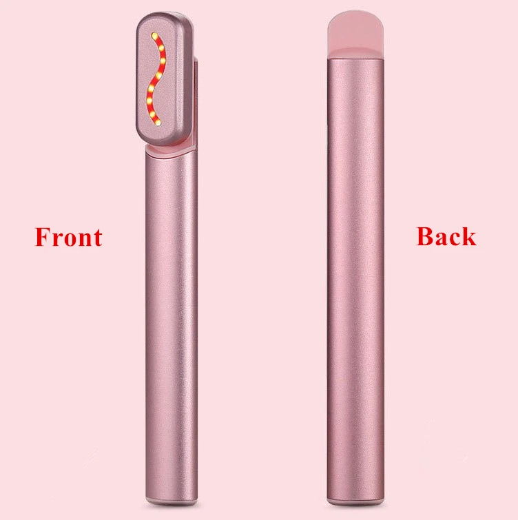Red Light Therapy Ems Face Eye Massage Wand 4 In 1 Rechargeable vibration Wrinkle Remover light therapy face beauty device wand