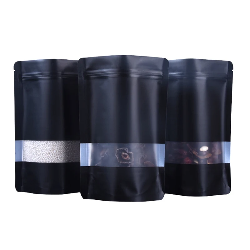 Aluminum Foil Clear Smell Proof Bags Zip Lock Reseal Package Bag