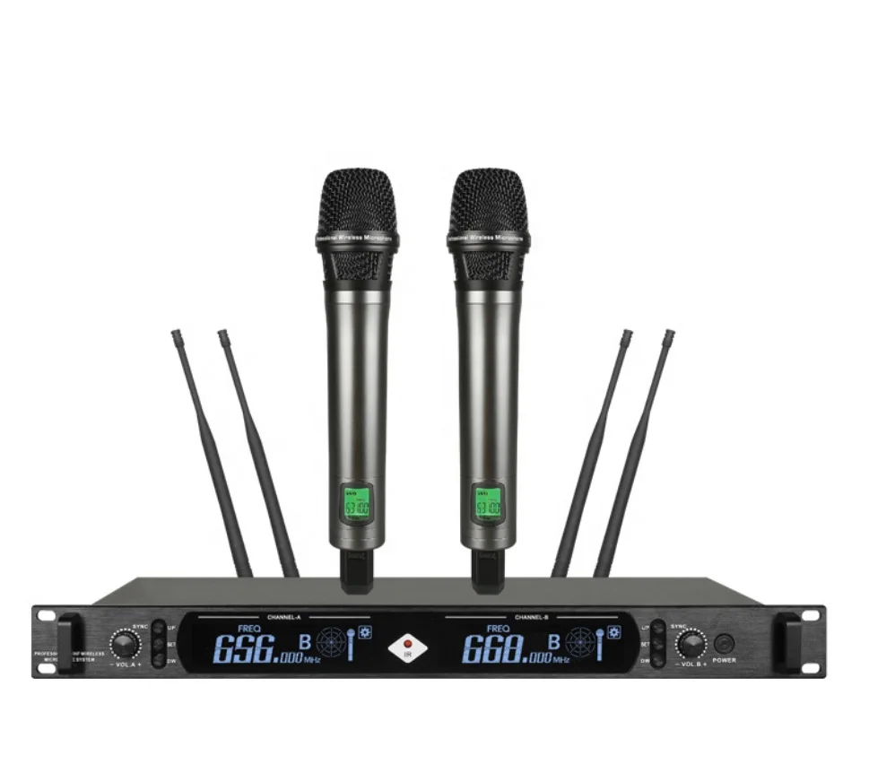 UHF wireless microphone for dj sound system  and microphone for conference system