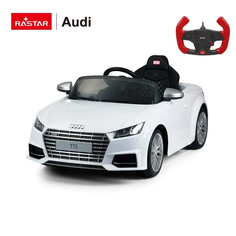 RASTAR Audi TTS Models 2.4G 12v Electric Ride on Toys Baby Car Battery Plastic Unisex 3 to 8 Years 30KG CN;GUA
