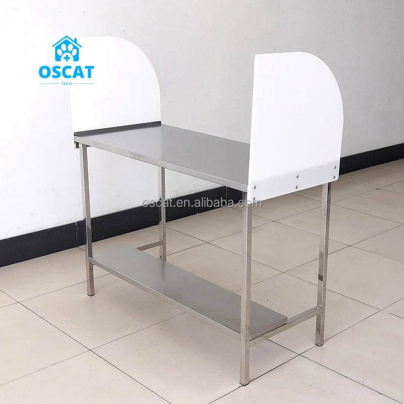 OSCAT Veterinary Equipment Medical Funeral Supplier Stainless Steel Mortuary Embalming Autopsy Working Table