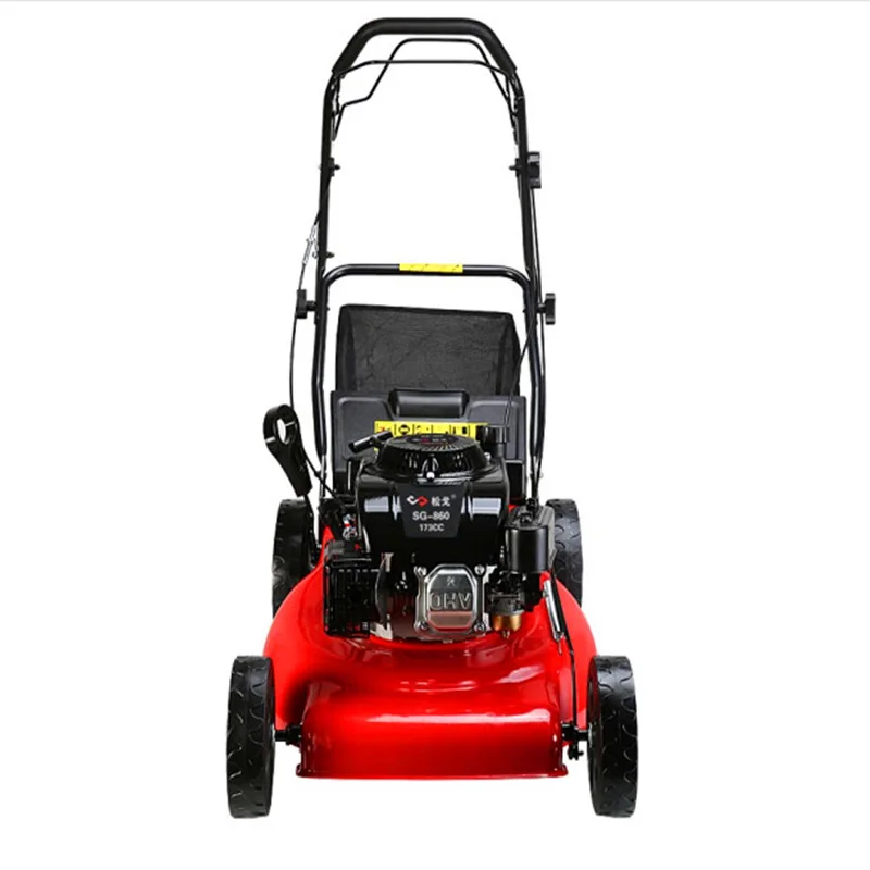 High Quality Power Self-propelled Mountain Lawn Mower Hand Push Lawn Machine Landscaping Grass Cutting Machine Lawn Mower