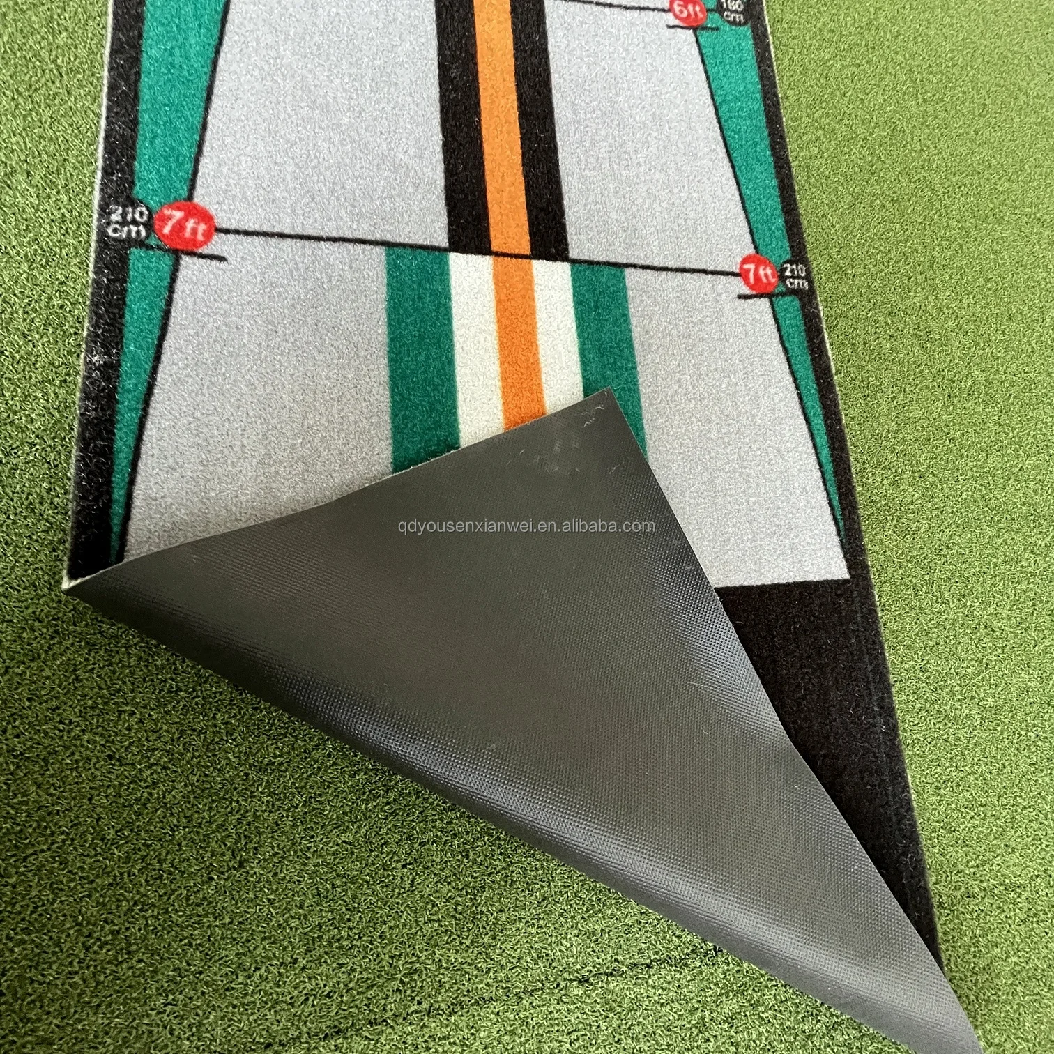 Portable Indoor Mini Golf Swing Pat Training Putting Practice Mat