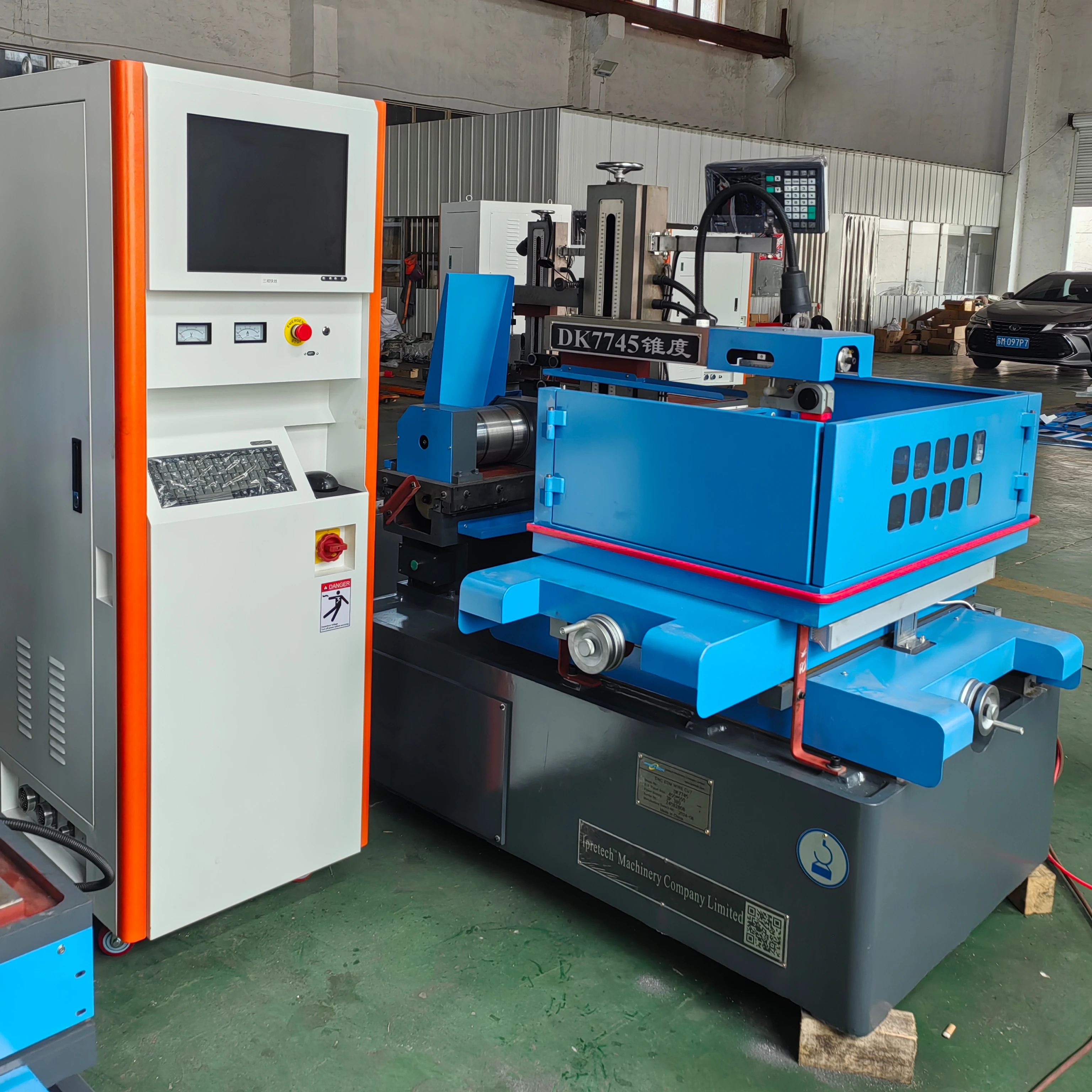 Станок для резки проволоки, модель dk7745, CNC wrecut EDM cnc машина для быстрой резки металлической проволоки