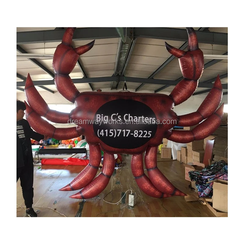 2024 Hot sale giant inflatable crab for advertising