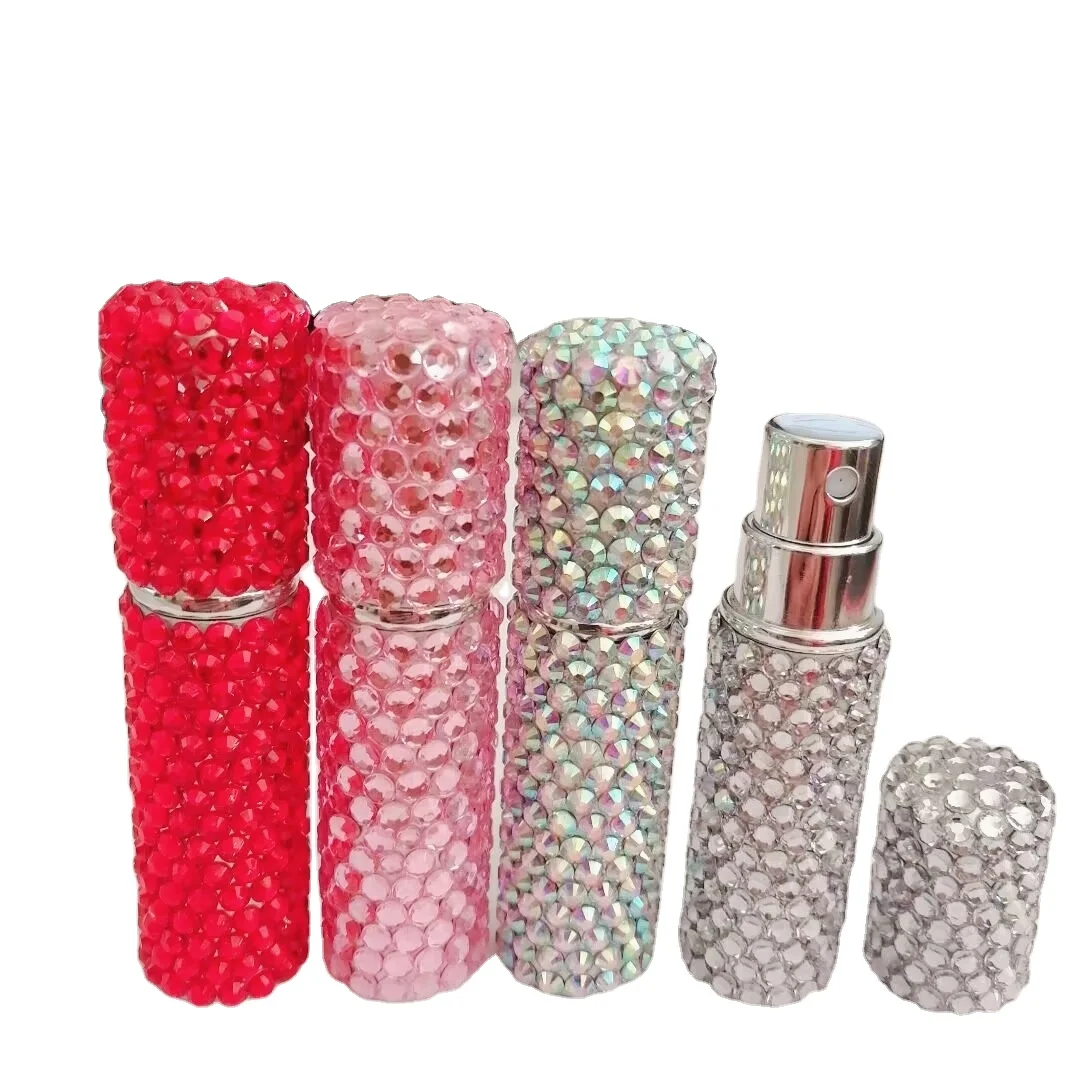 Hot Sale Bottom Filling 5ml aluminum travel perfume atomizer spray bottle Luxury perfume bottle