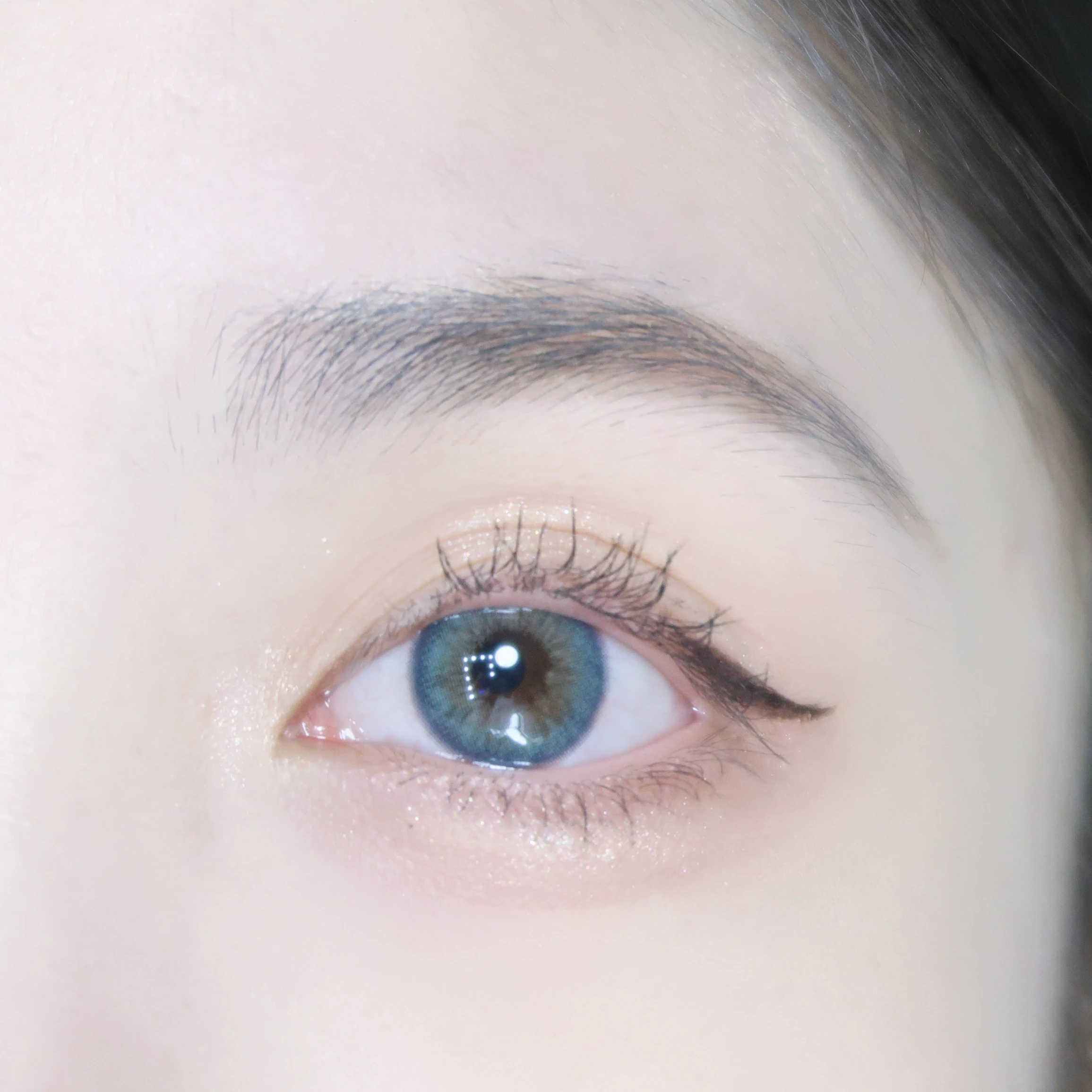 sunnylens  nebula blue natural colored contact lens contact lenses eye contacts cosmetic lens size 14.2 mm one tone