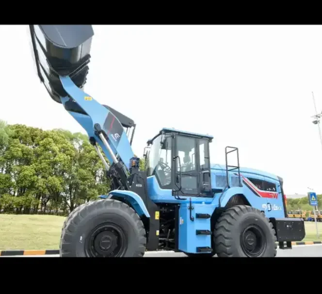 Китайский Электрический колесный погрузчик 5 8 тонн SW956E-MAX с 3 (2 7-5 0) м³ фронтальный