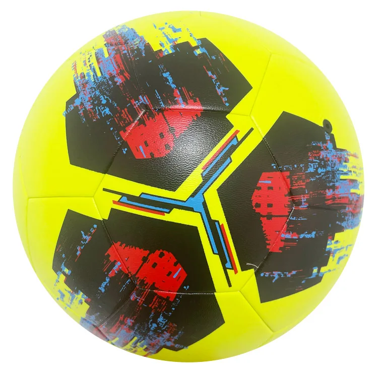 Top quality football soccer ball durable PVC Soccer ball Foot ball Custom logo pattern cheap Wholesale sports game