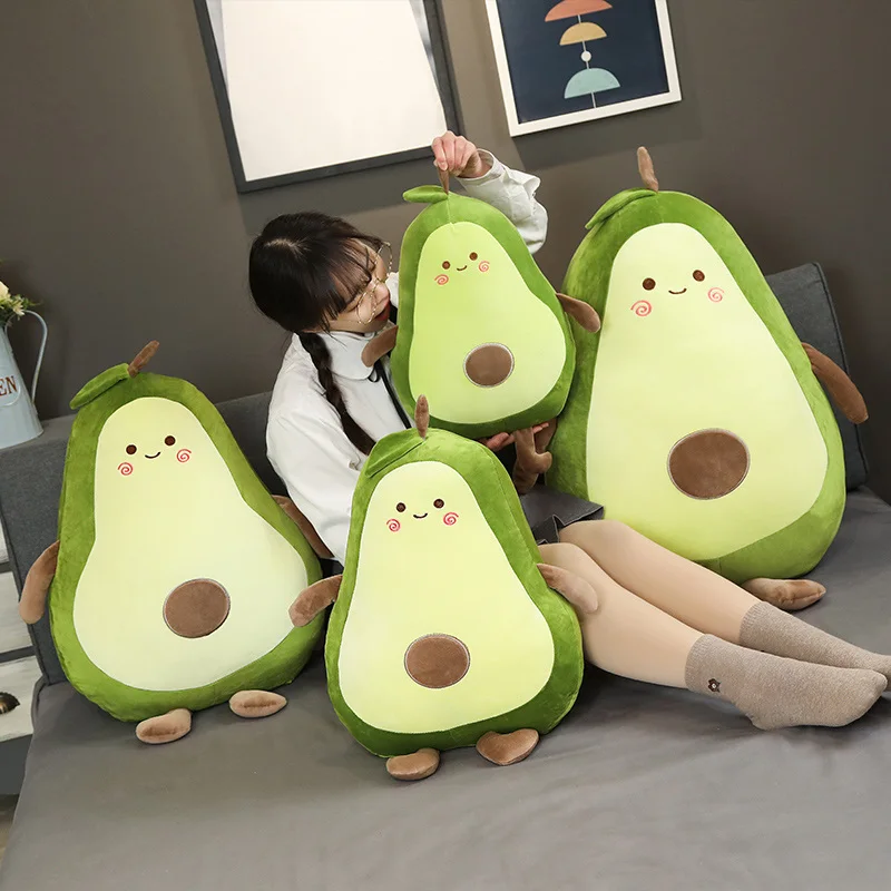 Kawaii авокадо плюшевая игрушка подушка кукла на заказ мягкий
