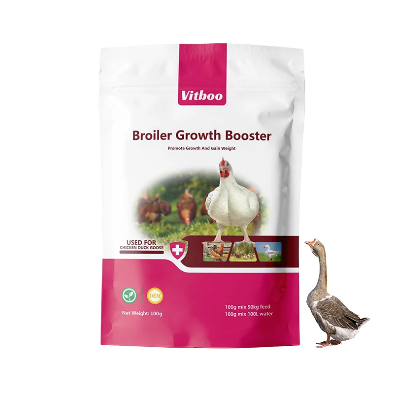 Chicken growth feed broiler Growth booster meat chicken feed additive weight gain food chicken food with vitamins & probiotics