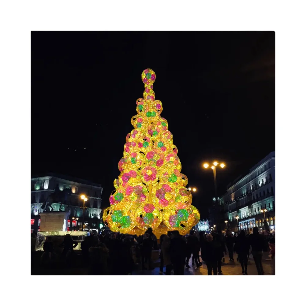 Giant Christmas Decorative Outdoor Waterproof Tree Led 3D Motif Lights