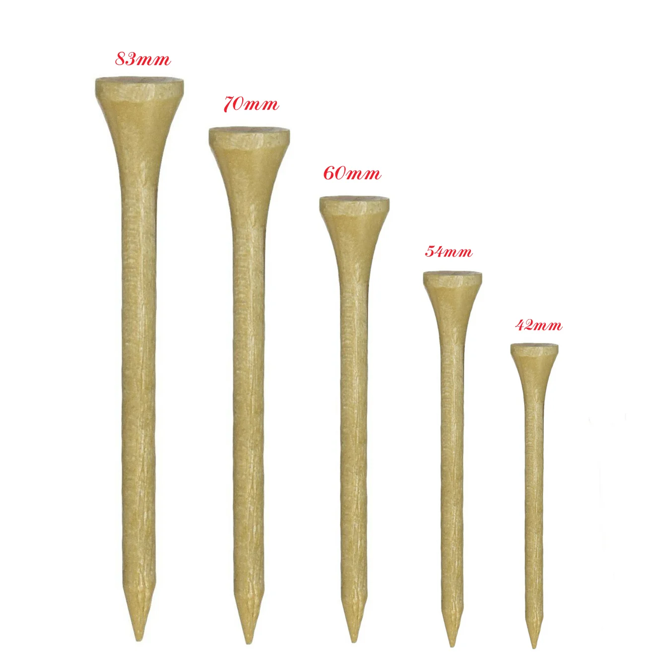 Китай, заводская цена, под заказ, 53 мм, 60 мм, 70 мм, 83 мм, деревянные бамбуковые пластиковые гольфы