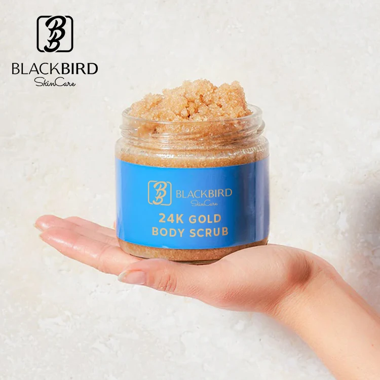 ODM lemon peach chocolate gold argan oil exfoliator whipped  brightening face coffee sugar body scrub