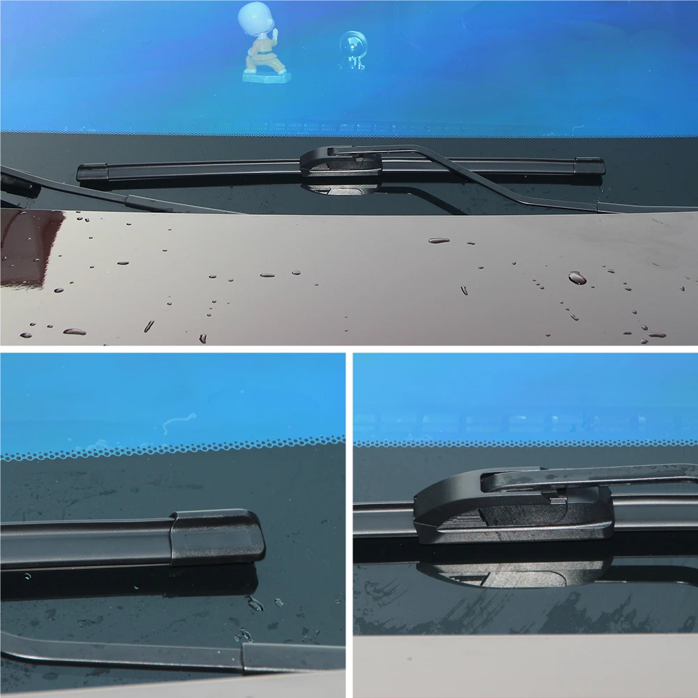 Factory Wholesale High Efficiency Stable Quality Metal Frame 5 Five Color Chrome  Car Wiper Blade