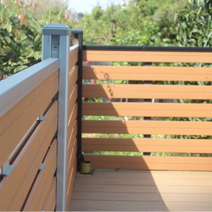 Factory Wpc Fence Boards Modern Outdoor Wood Plastic Panel 6x8