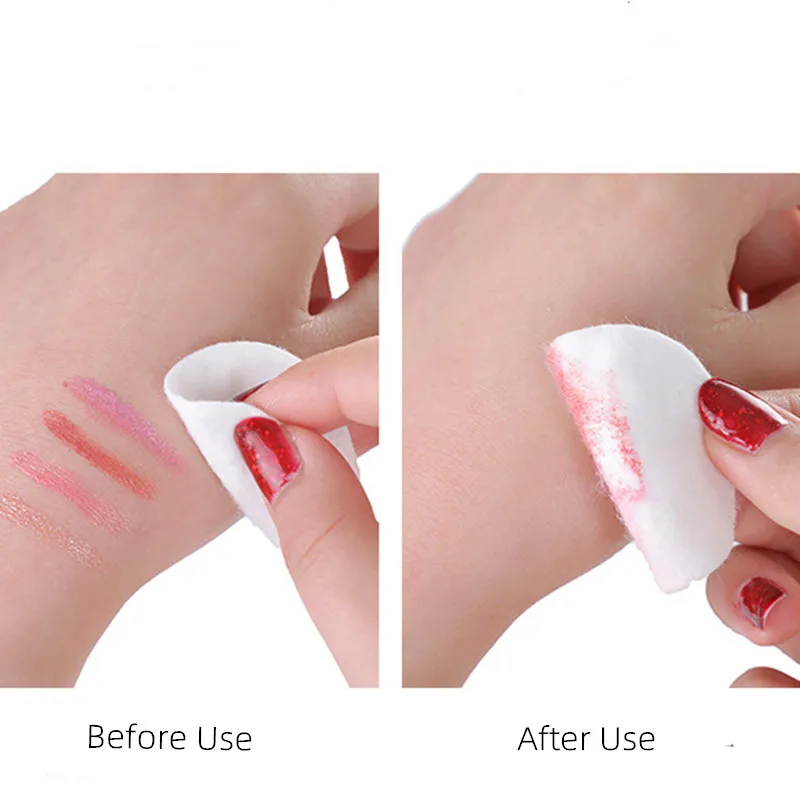 100% Cotton Eye Make-up Remover Cleanser Protein Remover Pads Eyelash Cotton Cleansing Pads
