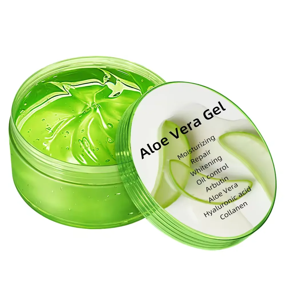 korean 100% Pure aloe vera gel skin Organic Hydrating Soothing Aloe vera Gel for face