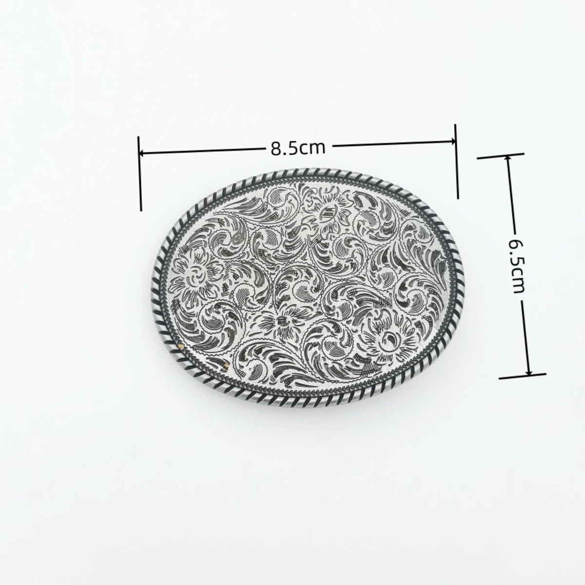 Casual belt buckle punk wind pressure flower alloy American retro belt buckle ANR Western cowboy Smooth belt buckle