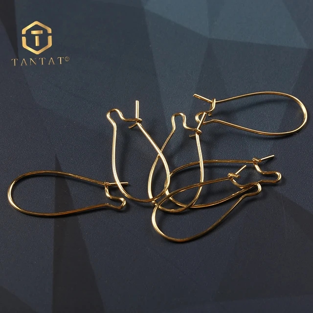 Earring Hoop Wire Jewelry Finding Components Rhodium Plated Brass Metal Earring