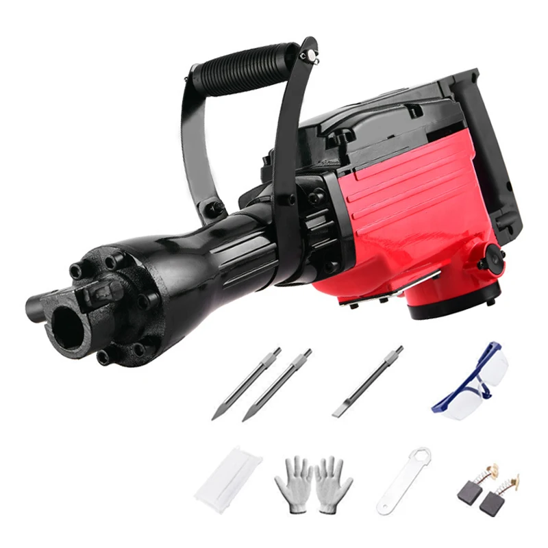 Лидер продаж, Электрический отбойный молоток, мощный молоток для разбивания бетона, строительные инструменты для разбивания