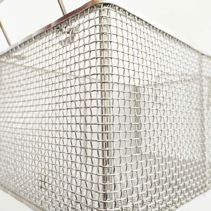 China Cheap Price Customized Metal 304 SS Stainless Steel Wire Mesh Basket For Storage