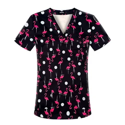 2022 Surgical Uniforms Pharmacy Hospital Scrubs Tops Breathable Beauty Salon Nurses Dress Uniform