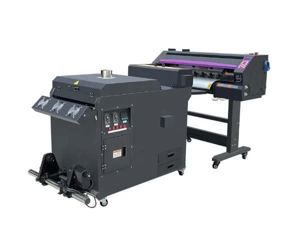 New-Color DTF printer T shirt film printing machine dtf printer A1 60CM dtf printers with Powder shaking and drying machine