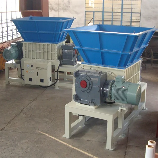 High Efficiency Highly Cost-effective Stable Performance Double Shaft Wood Plastic Shredder Machine