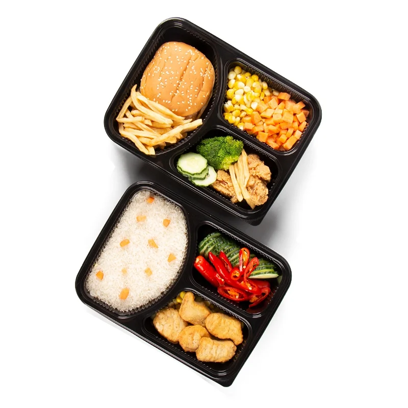 Suppliers Three Compartment Take Out Container With Lids Custom Meal Prep Container