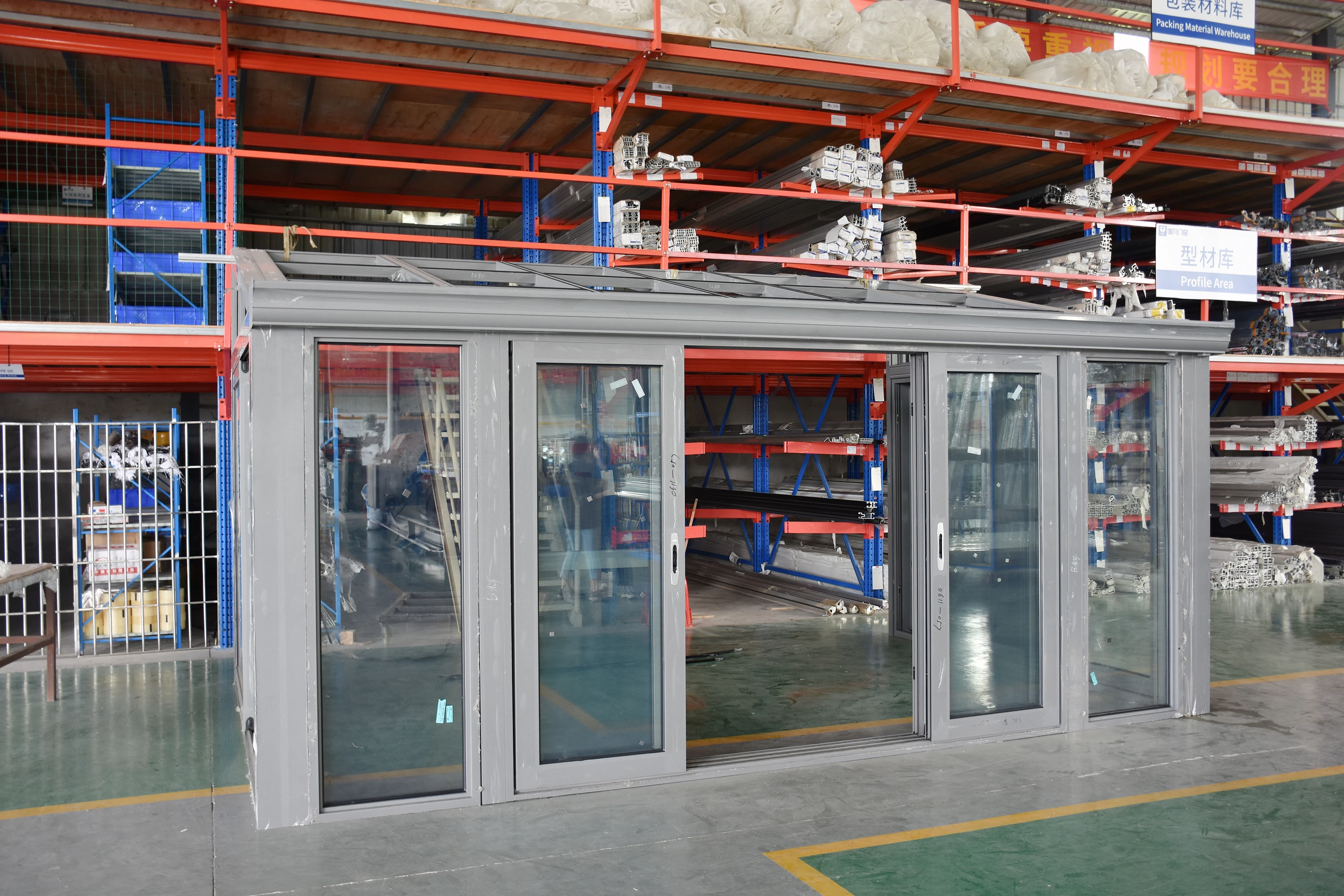 aluminium made garden summer glass houses