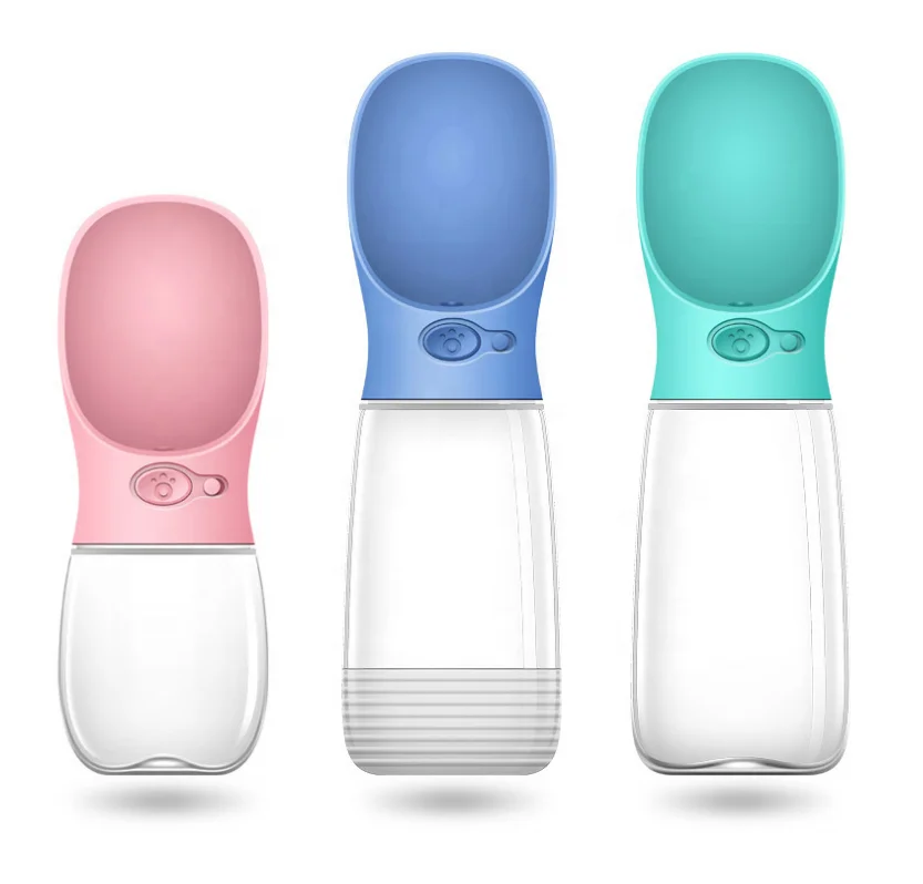 Portable Dog Bowl Pet Drinker Travel Dog Water Bottle Outdoor Drinking Pet Bottles Accompanying Cups