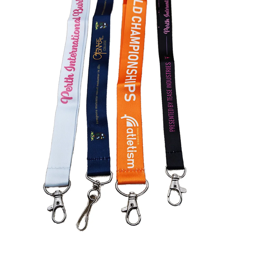 No Minimum Order Manufacturer Cheap Personalized Neck Tool Printing Polyester Sublimation Custom Lanyards With Logo Custom