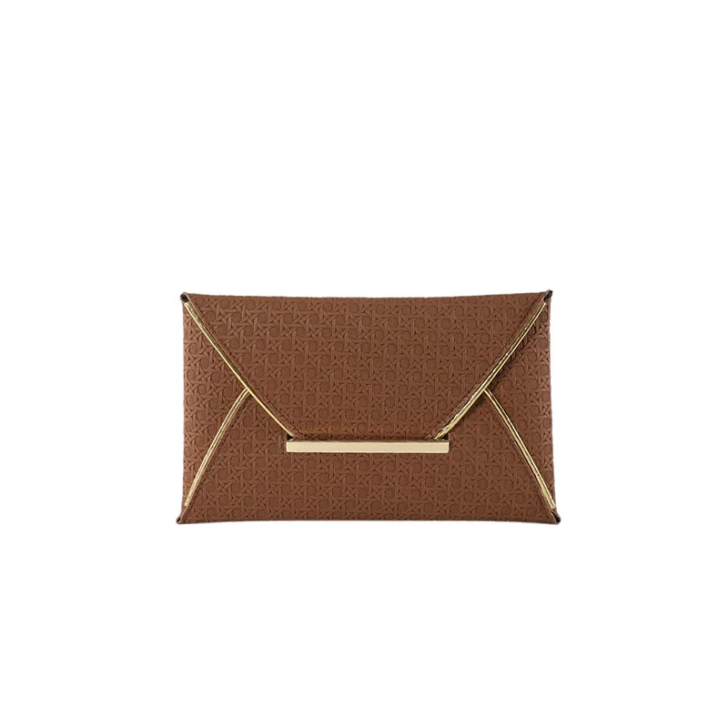 2024 New Spring Unique Fashion Wholesale Pu Leather Designer Women Envelope Bags Ladies Clutch