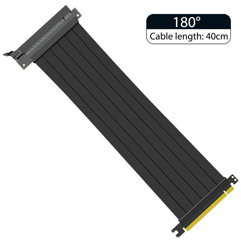 40cm PCIE 3.0 16X Graphics Extender Card Shield Protection ATX Riser Card PCI Express Extension Port Connector Cable