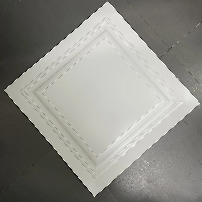 Wholesale Hotels wall decor brick wallpaper 0.6mm thickness white pvc ceiling 3d wall panel