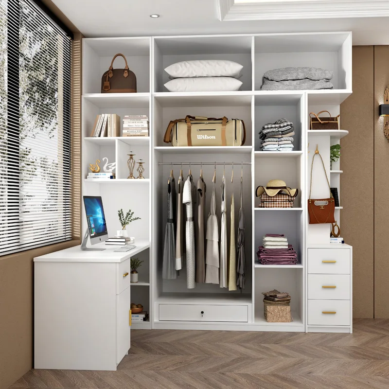 YUANCHANG Wardrobes Laminate Two-door Metal Mirror Luxurious Wholesale Walldrope Smart Wall Photos Wardrobes