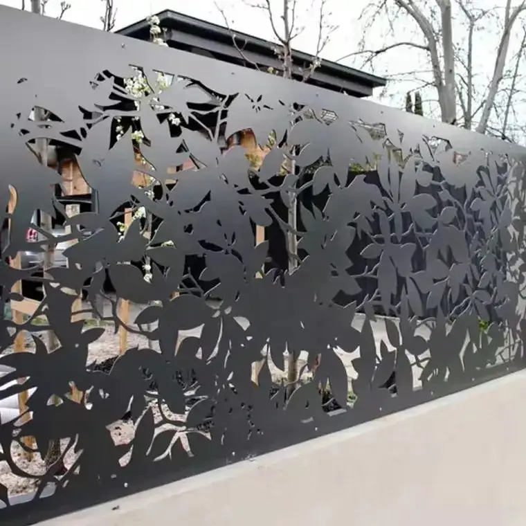 Custom Characteristic Guardrail Laser Cut Aluminum Perforated Sheet Wall Cladding Panel In China