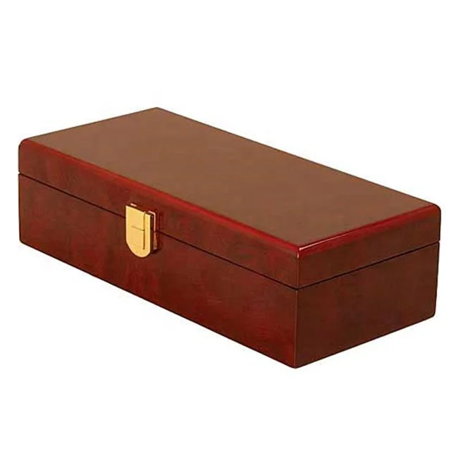 cherry wood microphone wooden box