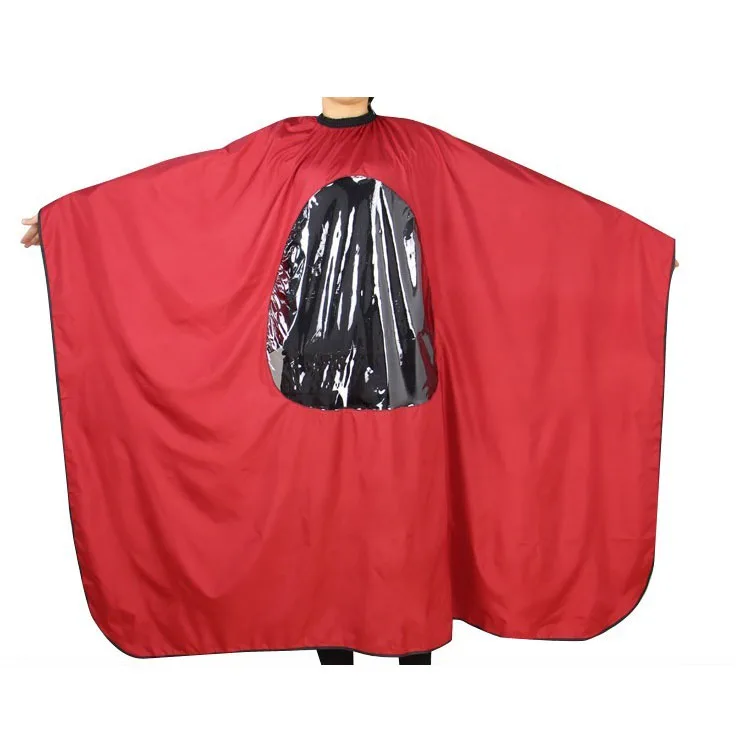 Custom Red barber cape style hairdresser Apron hairdressing+cape