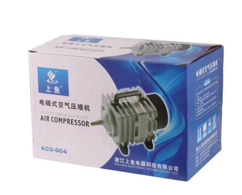 45W ACO-003 Mini Oxygen Air Pump Oilless Electromagnetic Air Compressor For Aquarium Home Use