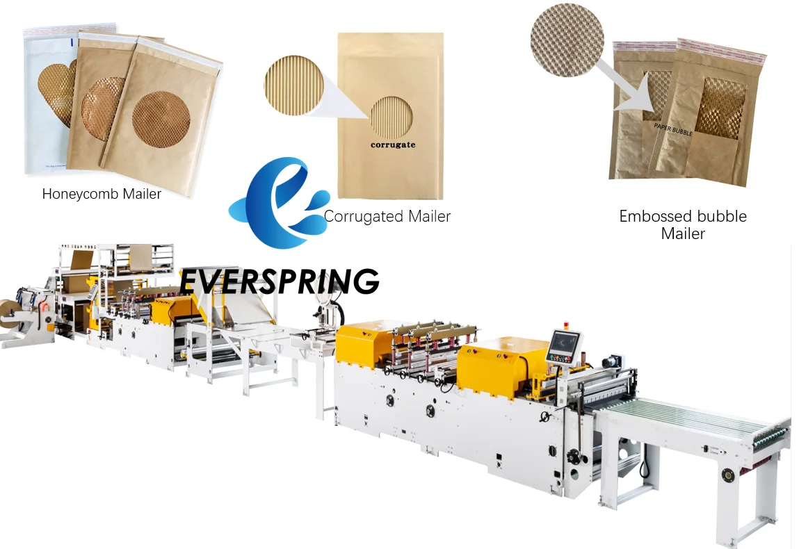 DHL paper padded mailer bag making machine Fedex paper padded mailer bag making machine  UPS paper padded mailer bag machine