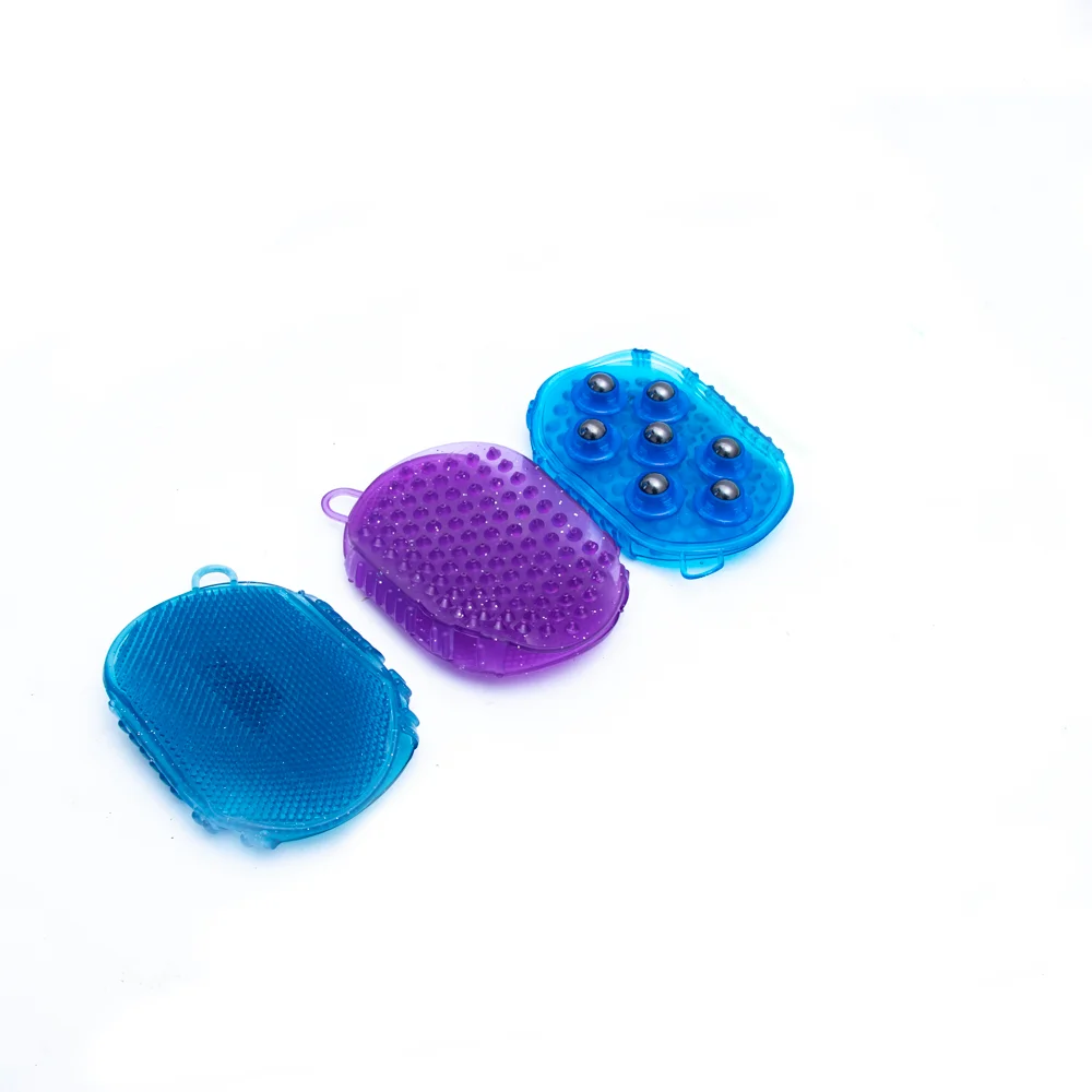 Horse Cleaning Tools Double Layer Durable Plastic Curry Grooming Comb Horse Brush